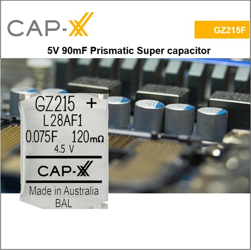 [GZ215F] GZ215F 5V 150mF Prismatic Super capacitor