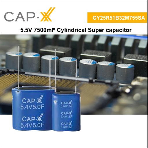 [GY25R51B32M755SA] GY25R51B32M755SA 5.5V 7500mF