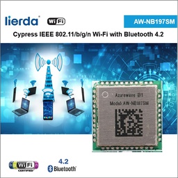 [AW-NB197SM] Cypress SDIO bgn WIFi Combo Baseband module
