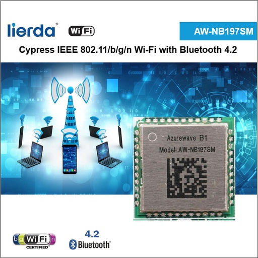[AW-NB197SM] Cypress SDIO bgn WIFi Combo Baseband module