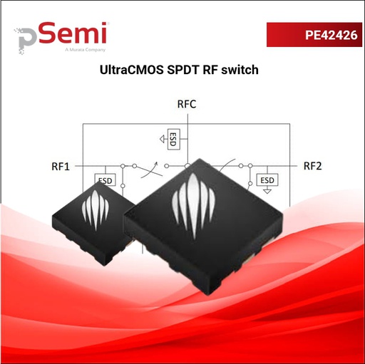 [PE42426A-Z] PE42426 SPDT High Linearity RF switch