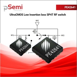 [PE42641MLBD-Z] PE42641 Low Insertion loss SP4T RF Switch