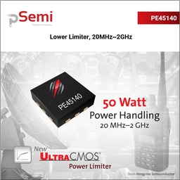 [PE45140A-X] PE45140 Power Limiter, 20 MHz–2 GHz