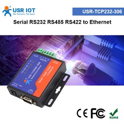 [USR-TCP232-306] RS232/RS485/RS422 to Ethernet converter