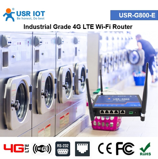 [USR-G800-E] 4G Router with 1WAN &amp; 4LAN &amp; 1RS232
