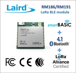 RM1xx-SM Intelligent LoRa/BLE Module