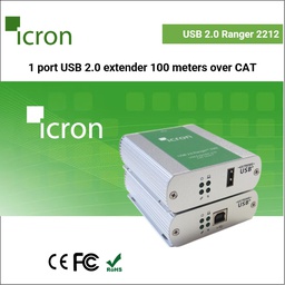 21-00110 - Icron 21-00110 - 24V, 1A Level VI Power Adapter, 100-240V AC