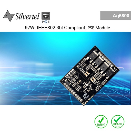[Ag6800] Ag6800 PSE Module, High Power, IEEE802.3bt compliant, complements Ag6800