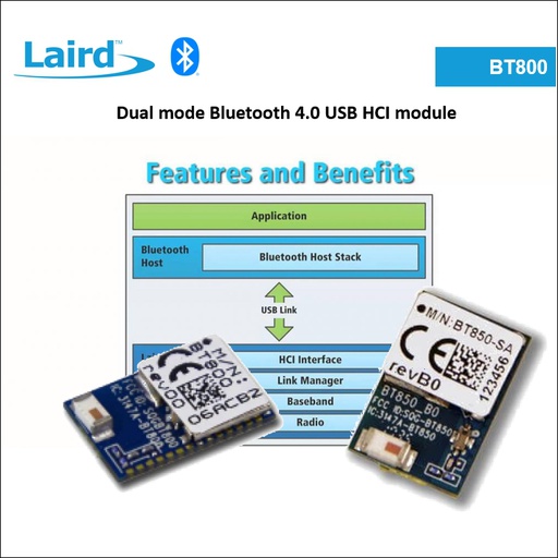 BT800-02 Dual Mode Bluetooth 4.2 HCI module