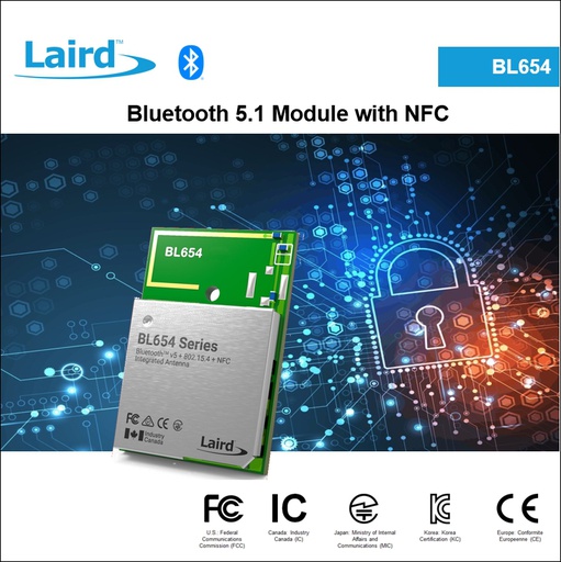 Laird BL654 Bluetooth Module with NFC