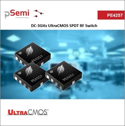 [PE4257-52] PE4257 50Ω SPDT Absorptive UltraCMOS DC-3.0GHz RF Switch