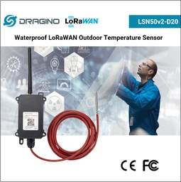 [LSN50v2-D20-AS923] LoRaWAN Waterproof /Outdoor Temperature Sensor