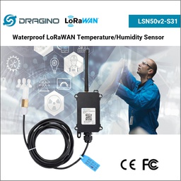[LSN50v2-S31-AS923] LoRaWAN Temperature &amp; Humidity Sensor