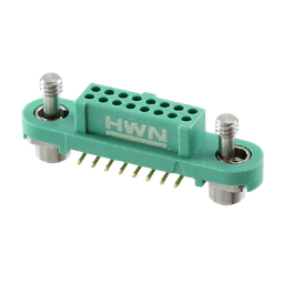 [G125-FS11605F1P] 16 Position Receptacle Connector 0.049" (1.25mm) Surface Mount Gold