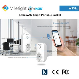 WS52x LoRaWAN Smart Portable Socket